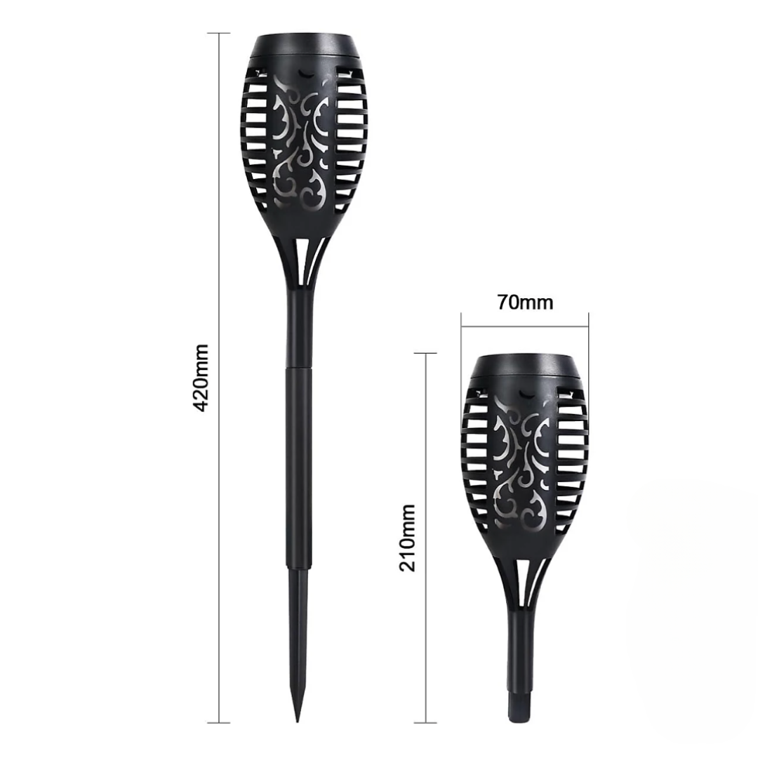 Outdoor Solar Flame Lights